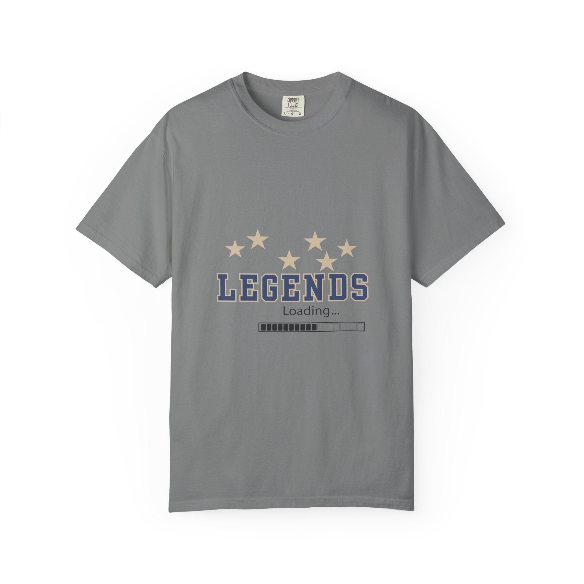 Legends Loading Unisex Garment-Dyed T-Shirt, Casual Tee, Gift for Sports Lovers, Team Spirit Wear, Birthday Present, Everyday Comfort