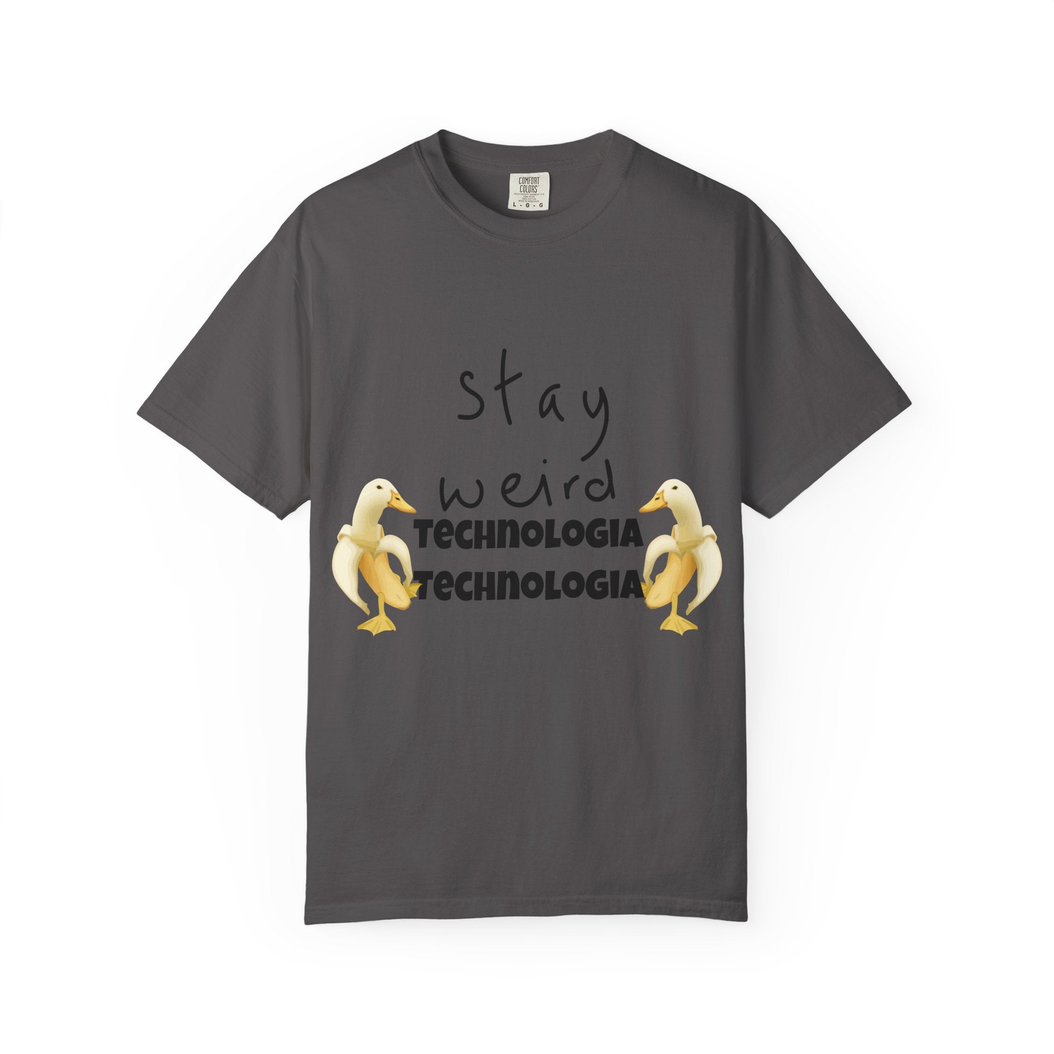 Stay Weird Unisex Garment-Dyed T-Shirt, Fun Casual Wear, Gift for Friends, Quirky Fashion, Must-Have Wardrobe Staple