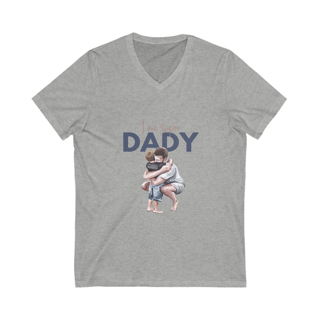 Father's Day V-Neck Tee, Daddy Shirt, Gift for Dad, Unisex Tee for Men, Family Love Shirt, Casual Father's Day Gift