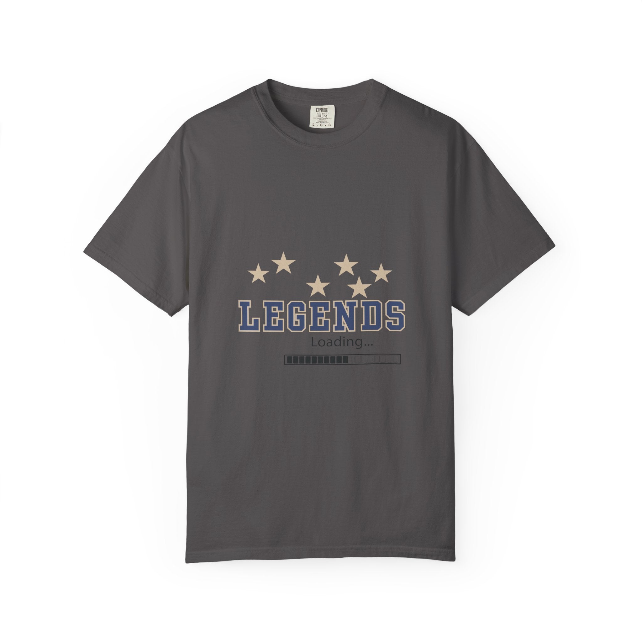 Legends Loading Unisex Garment-Dyed T-Shirt, Casual Tee, Gift for Sports Lovers, Team Spirit Wear, Birthday Present, Everyday Comfort