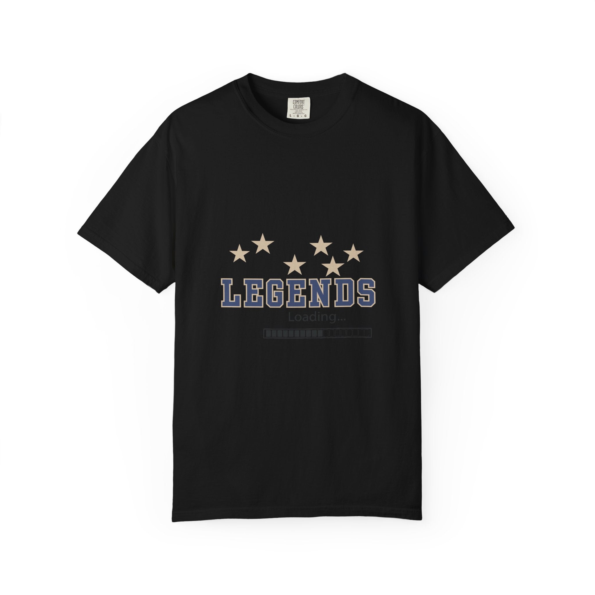 Legends Loading Unisex Garment-Dyed T-Shirt, Casual Tee, Gift for Sports Lovers, Team Spirit Wear, Birthday Present, Everyday Comfort