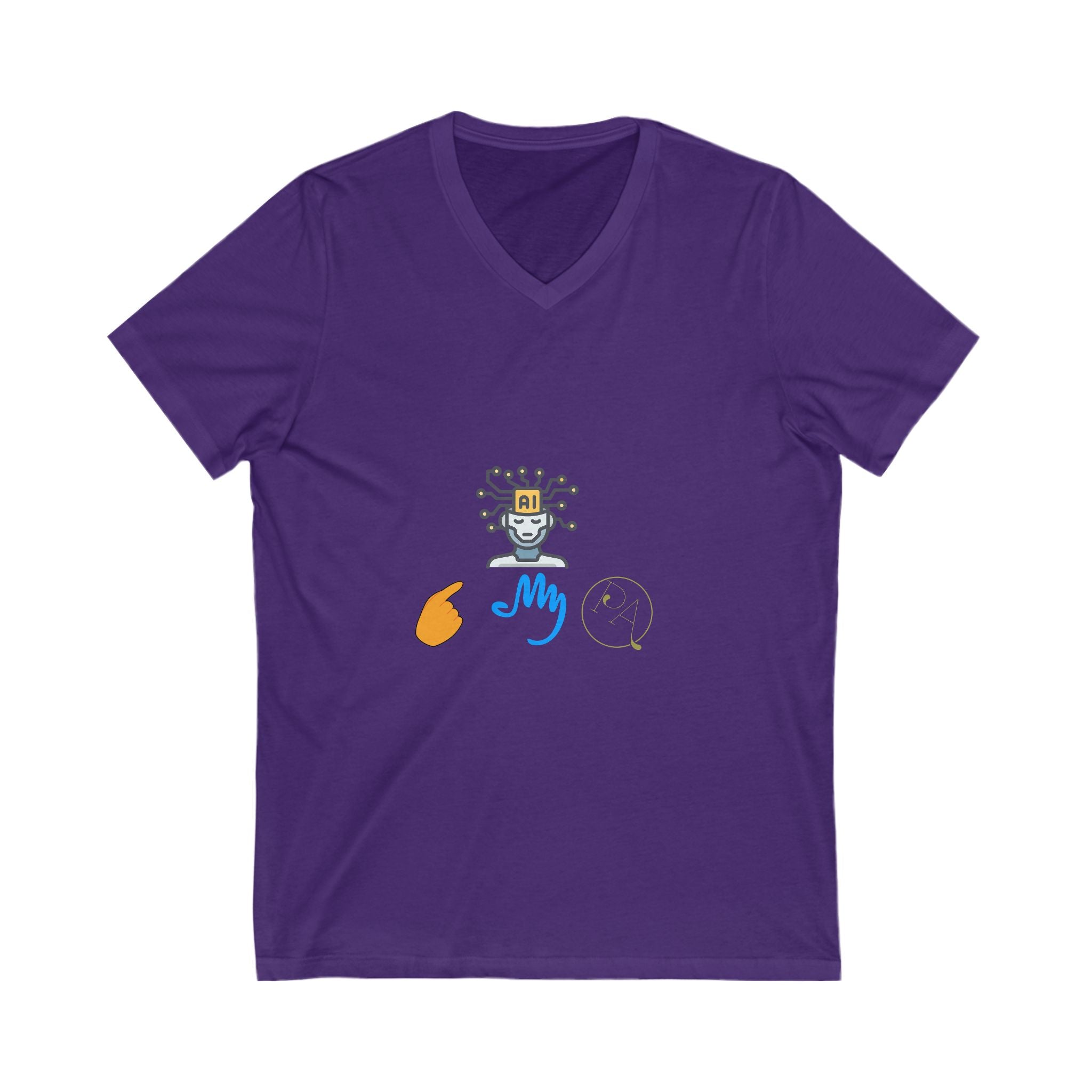 V-Neck Tee AI Personal Assistant Design