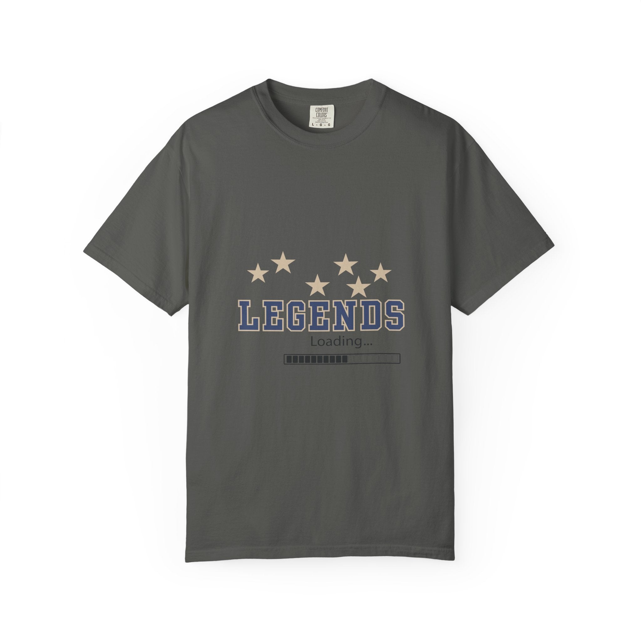 Legends Loading Unisex Garment-Dyed T-Shirt, Casual Tee, Gift for Sports Lovers, Team Spirit Wear, Birthday Present, Everyday Comfort