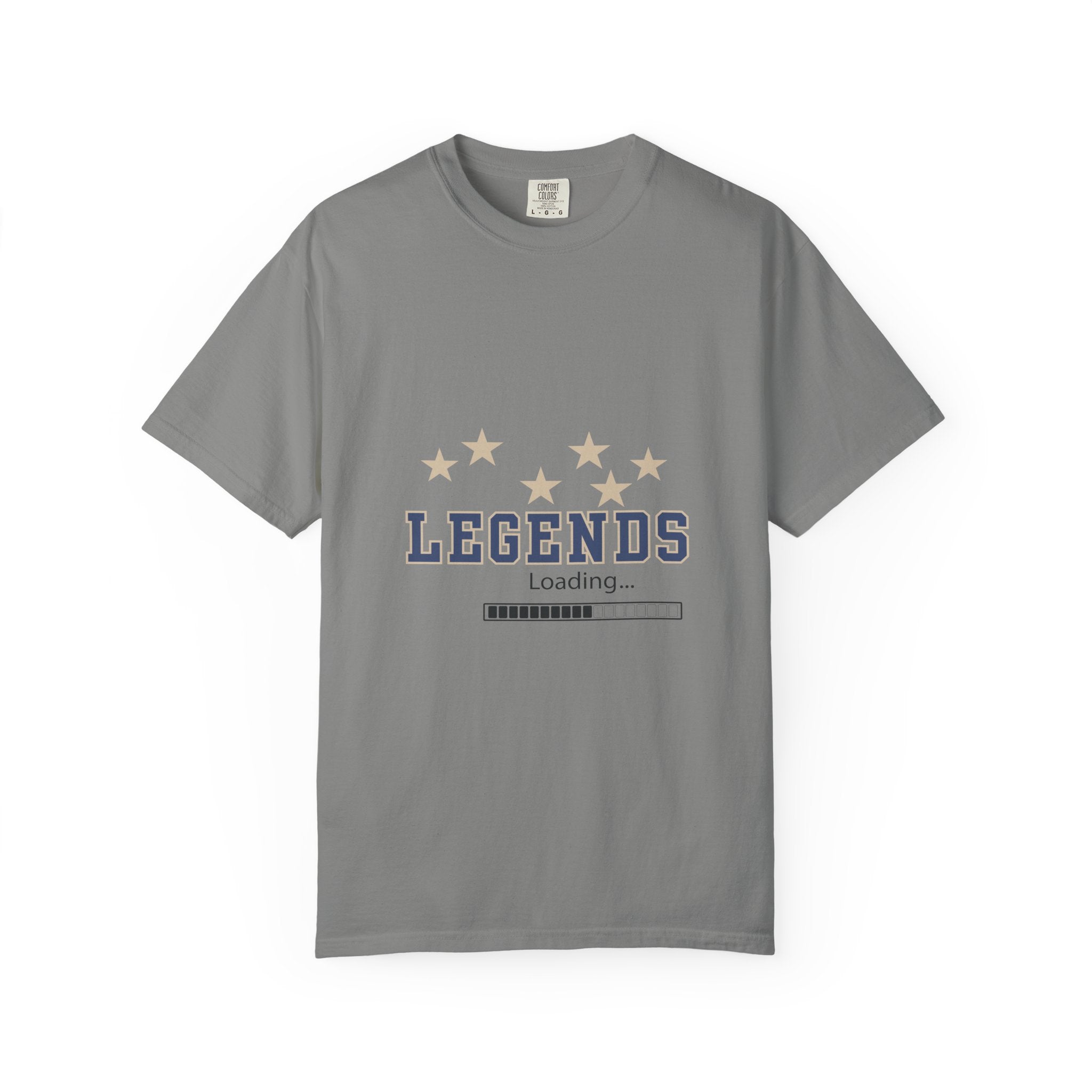 Legends Loading Unisex Garment-Dyed T-Shirt, Casual Tee, Gift for Sports Lovers, Team Spirit Wear, Birthday Present, Everyday Comfort