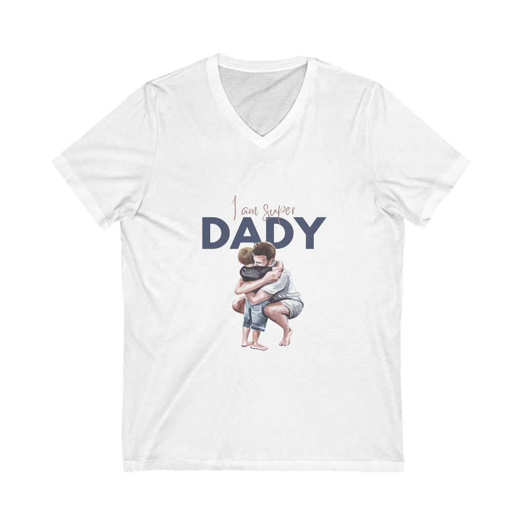 Father's Day V-Neck Tee, Daddy Shirt, Gift for Dad, Unisex Tee for Men, Family Love Shirt, Casual Father's Day Gift