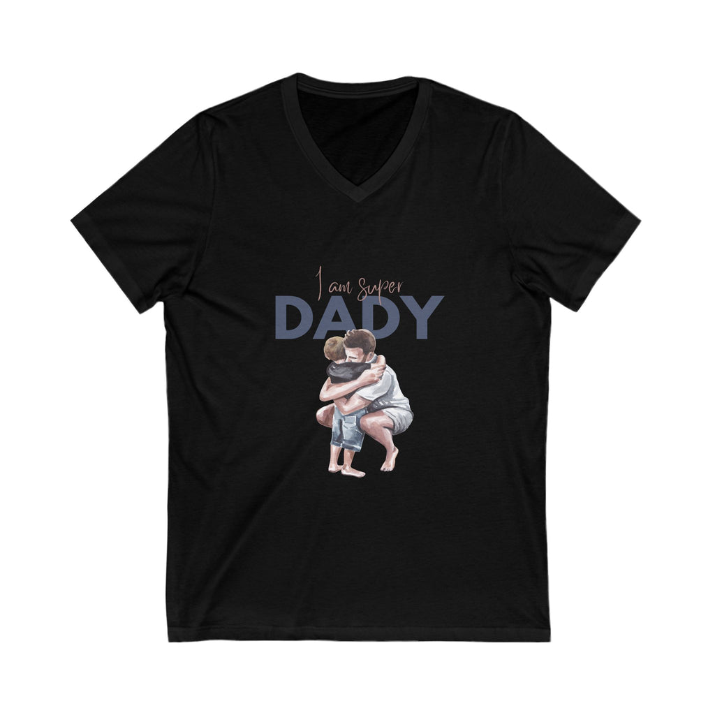 Father's Day V-Neck Tee, Daddy Shirt, Gift for Dad, Unisex Tee for Men, Family Love Shirt, Casual Father's Day Gift