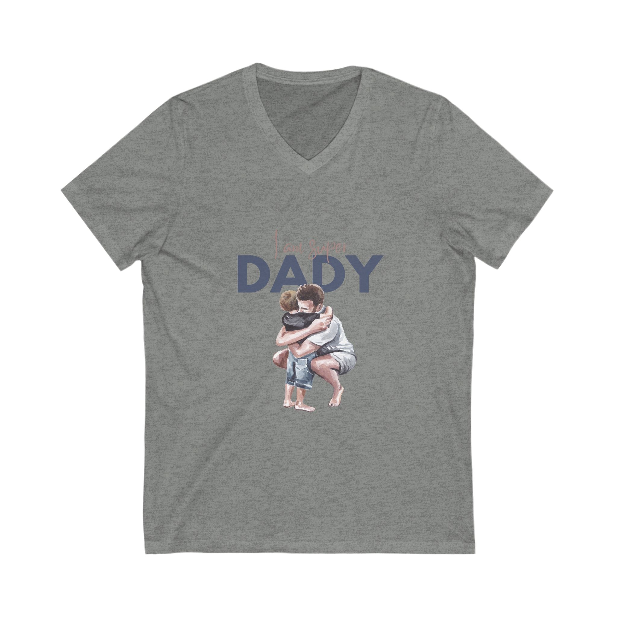 Father's Day V-Neck Tee, Daddy Shirt, Gift for Dad, Unisex Tee for Men, Family Love Shirt, Casual Father's Day Gift