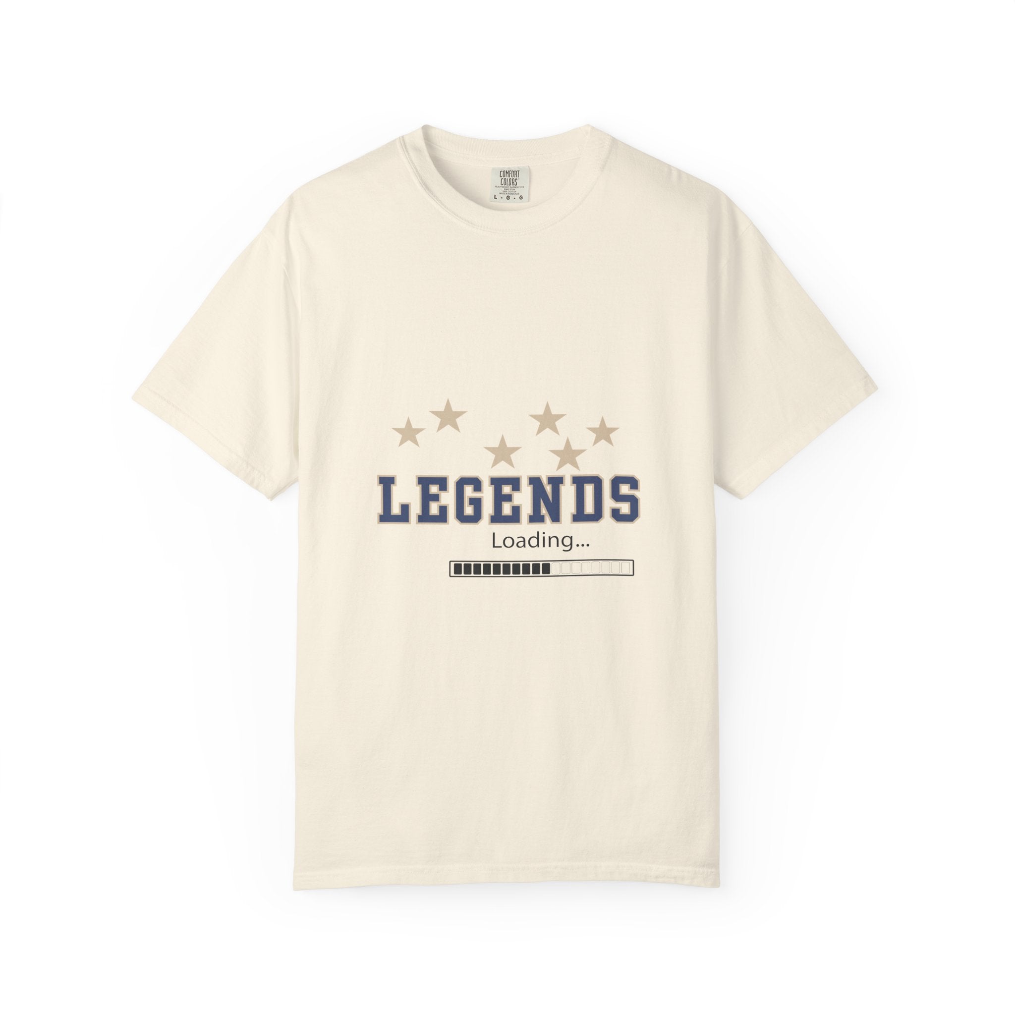 Legends Loading Unisex Garment-Dyed T-Shirt, Casual Tee, Gift for Sports Lovers, Team Spirit Wear, Birthday Present, Everyday Comfort