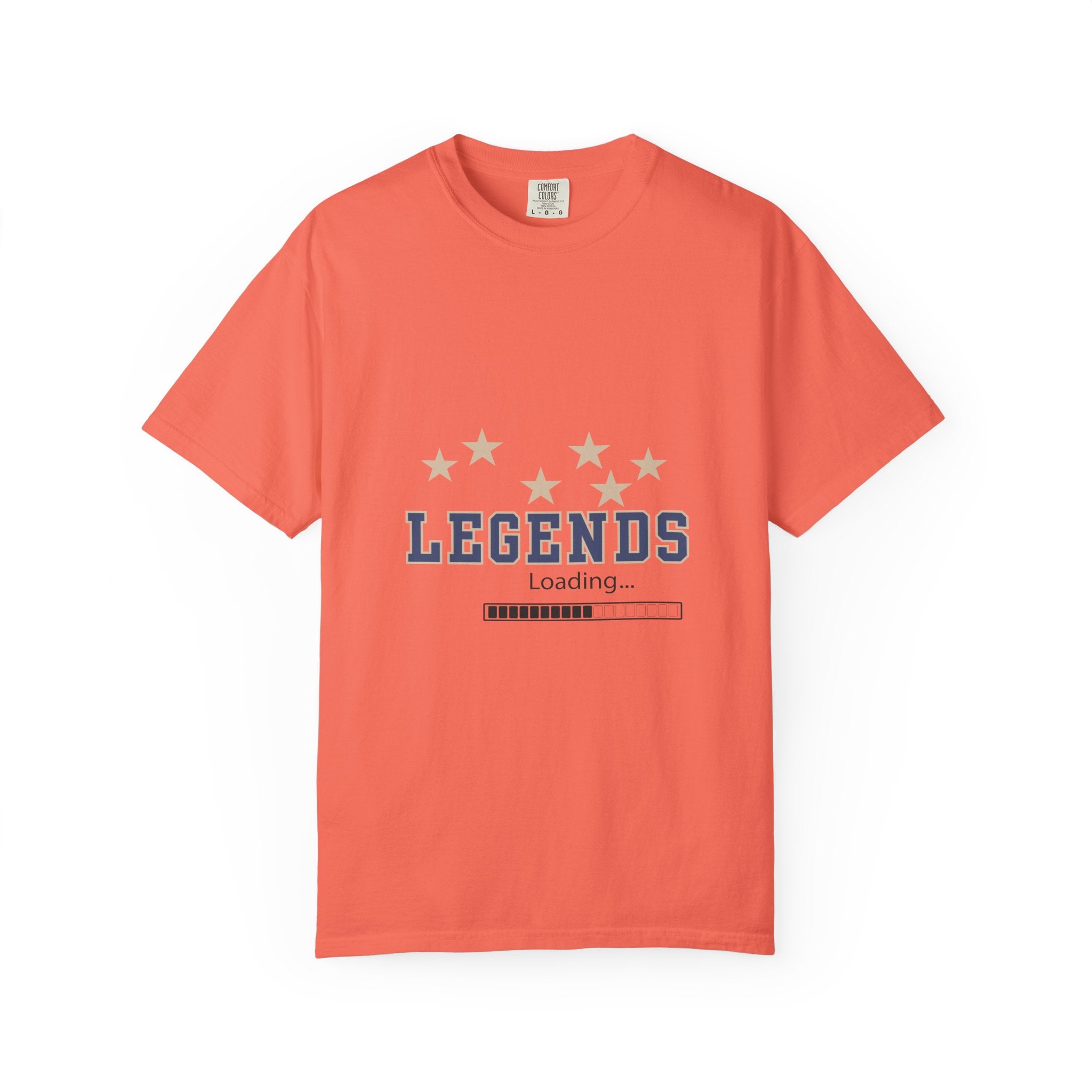 Legends Loading Unisex Garment-Dyed T-Shirt, Casual Tee, Gift for Sports Lovers, Team Spirit Wear, Birthday Present, Everyday Comfort