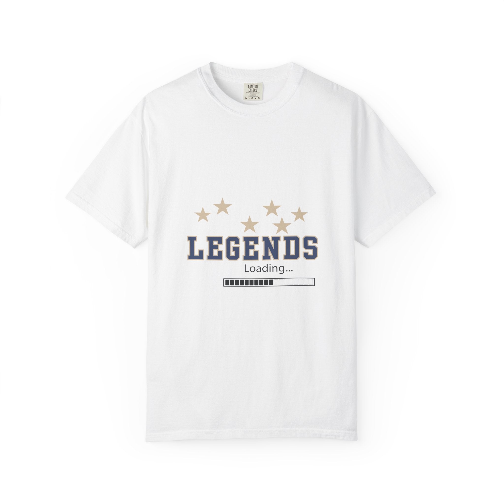 Legends Loading Unisex Garment-Dyed T-Shirt, Casual Tee, Gift for Sports Lovers, Team Spirit Wear, Birthday Present, Everyday Comfort